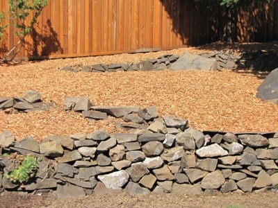 customer 2 backyard-Cedar Wood Chips